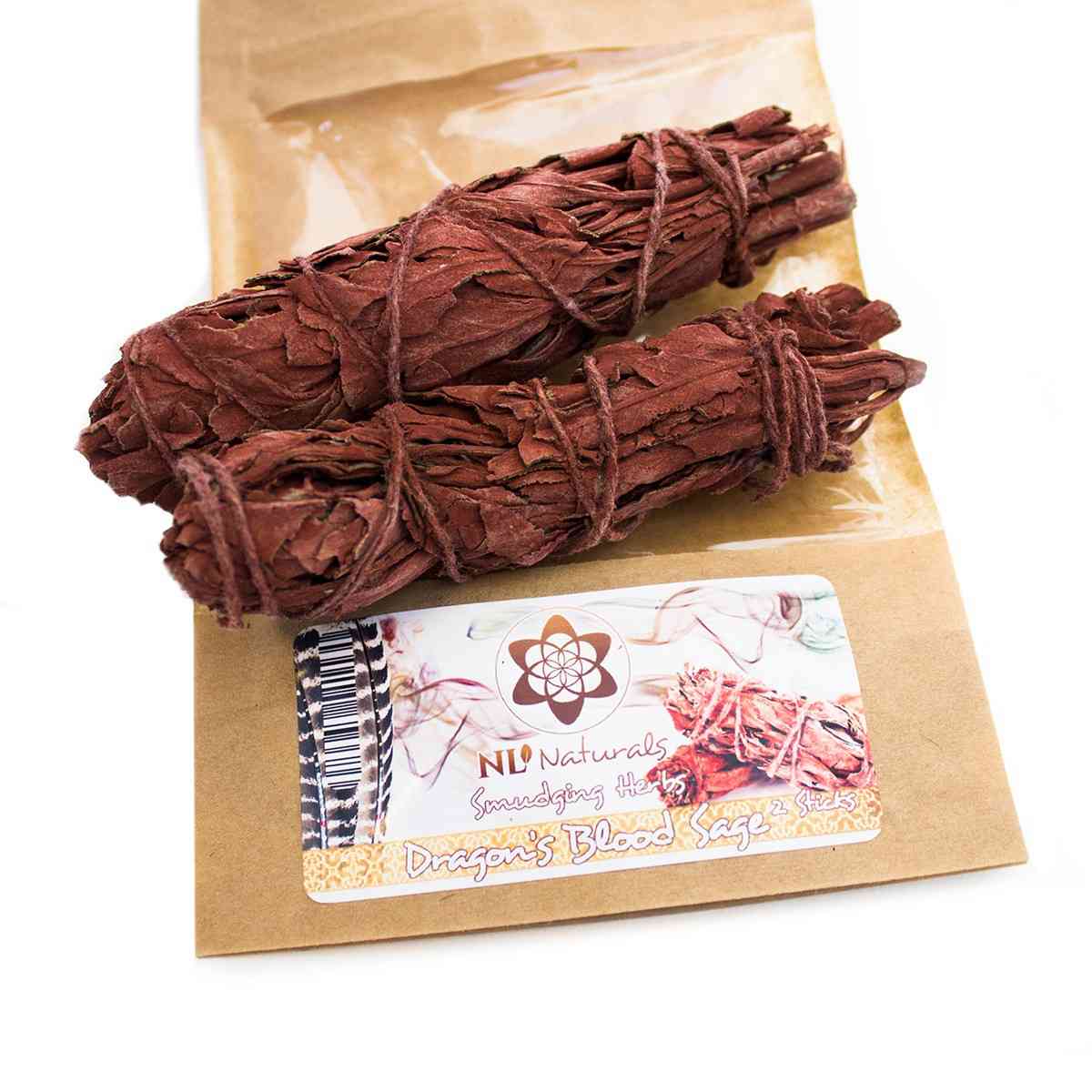 Dragon's Blood Salie - 2 Smudge Sticks