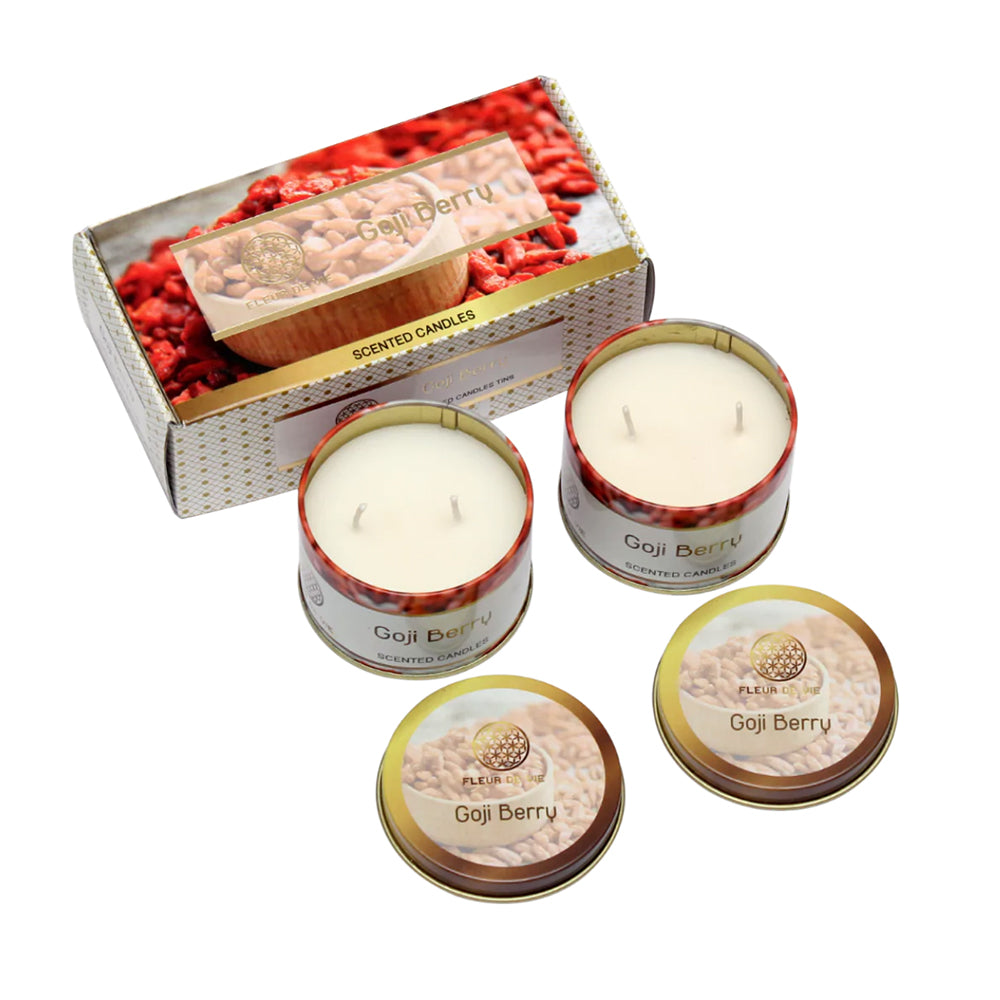 Fleur de Vie – Goji Berry Geurkaarsen (2pcs)