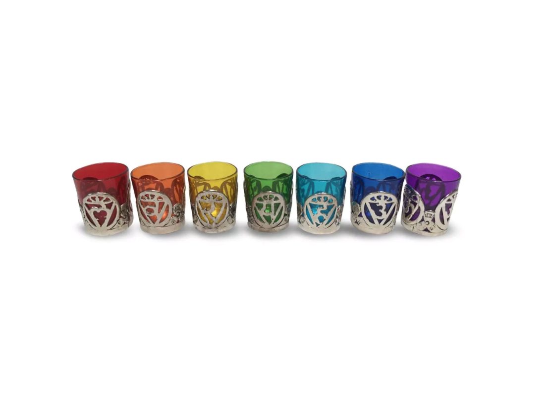 7 Chakra Kaarshouder set